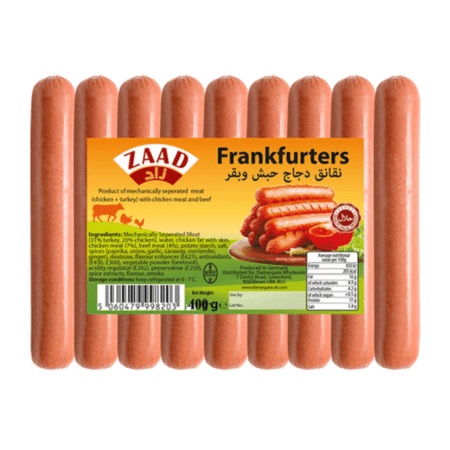ZAAD SAUSAGE BEEF 400GM