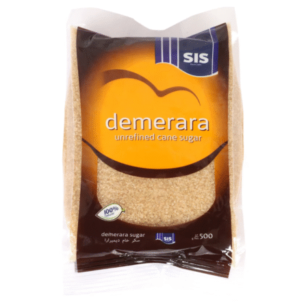 CANE DEMERARA SUGAR BROWN 500G