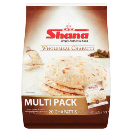 SHANA WHOLEMEAL CHAPPATI 800G