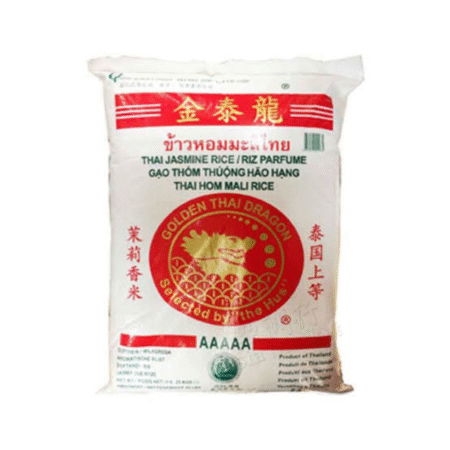 Golden thai dragon jasmine rice 2kg×10